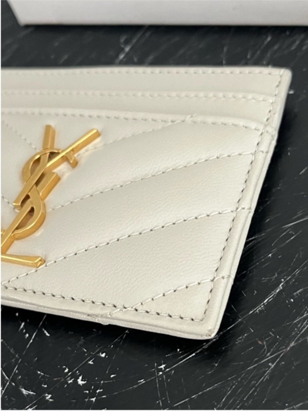Saint Laurent Lambskin Leather Card Case - Picture 6 of 16